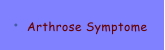Arthrose Symptome